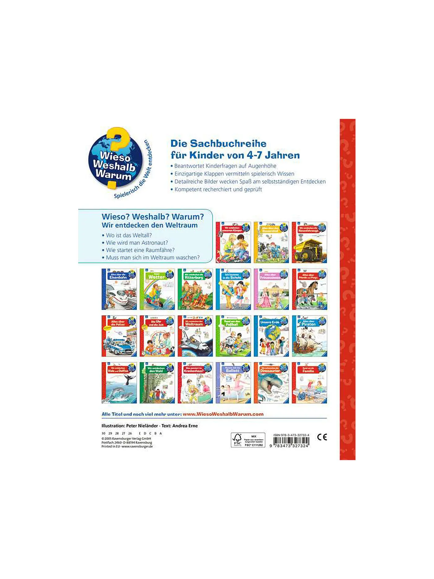 RAVENSBURGER | Buch - Wieso Weshalb Warum - Wir entdecken den Weltraum | 